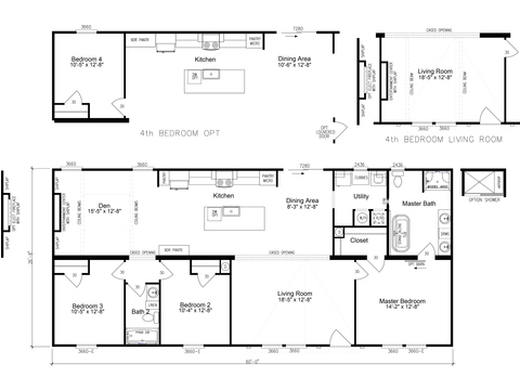 Lifestyle 28603A | 3 bedroom, 2 bathroom, 1600 sqft home | Built by Cavco - Moultrie in Moultrie, GA.