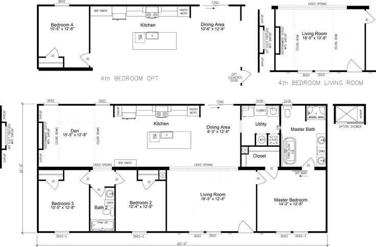Lifestyle 28603A | 3 bedroom, 2 bathroom, 1600 sqft home | Built by Cavco - Moultrie in Moultrie, GA.