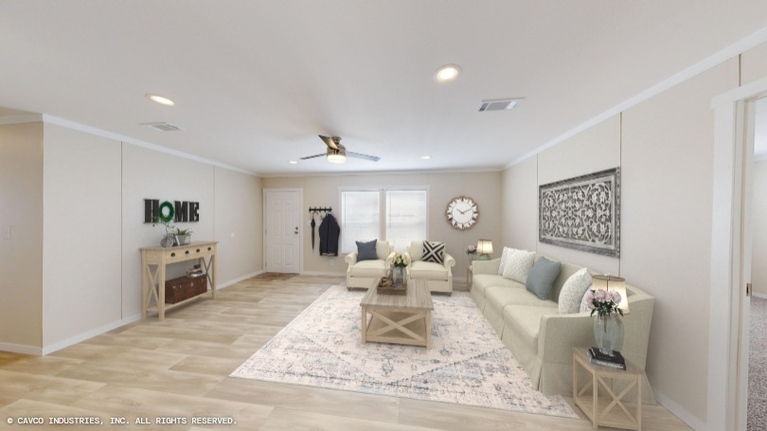 Cedar 28563N | 4 bedroom, 2 bathroom, 1492 sqft home. Built by Cavco - Lancaster in Lancaster, TX.
