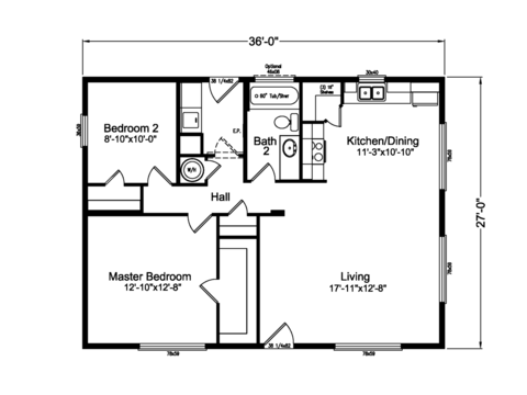 D River | 2 bedroom, 1 bathroom, 972 sqft home | Built by Cavco - Millersburg in Millersburg, OR.