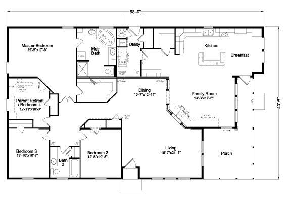 Mt. Shasta 42684C Manufactured Home from Palm Harbor Homes, a Cavco Company