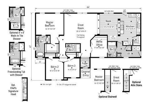 Ultra 4 | 3 bedroom, 3 bathroom, 2132 sqft home | Built by Cavco - Goshen in Goshen, IN.