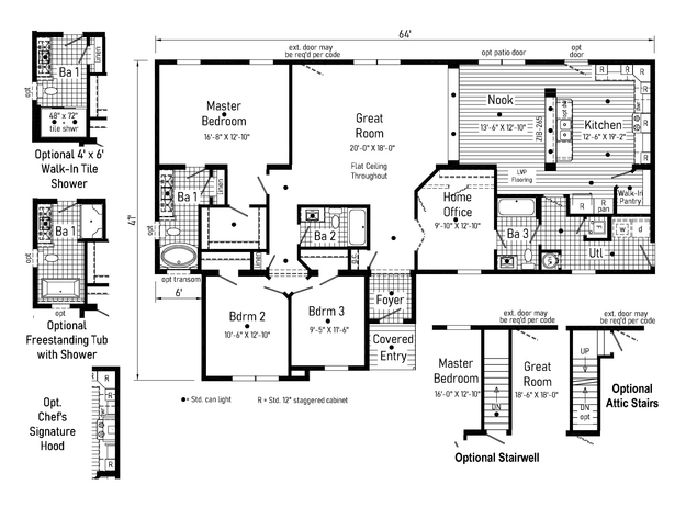 Ultra 4 | 3 bedroom, 3 bathroom, 2132 sqft home | Built by Cavco - Goshen in Goshen, IN.