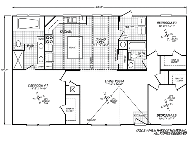 Arlington 30483A Manufactured Home from Palm Harbor Homes, Tulsa, OK ...