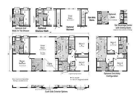 Ultra 12 | 3 bedroom, 2 bathroom, 1980 sqft home | Built by Cavco - Goshen in Goshen, IN.