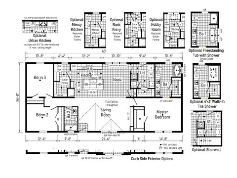 Elite 10 28603H | 3 bedroom, 2 bathroom, 1600 sqft home. Built by Cavco - Clarion in Shippenville, PA. 