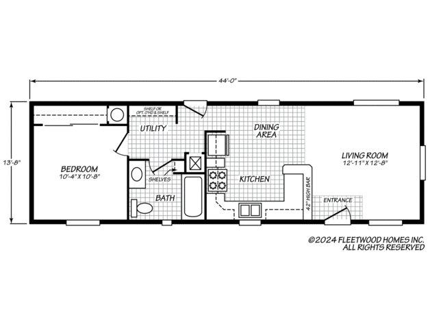 Sandpointe 14441A Manufactured Home from Fleetwood Homes, a Cavco Company