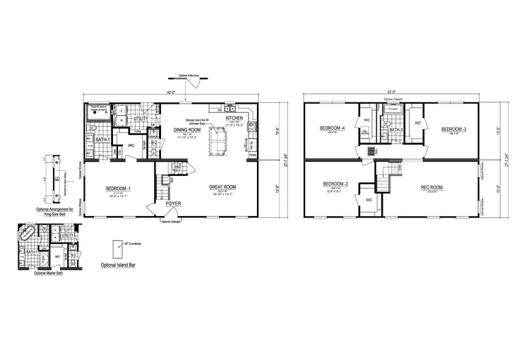 Homestead VII | 4 bedroom, 2.5 bathroom, 2352 sqft home | Built by Cavco - Martinsville in Martinsville, VA.