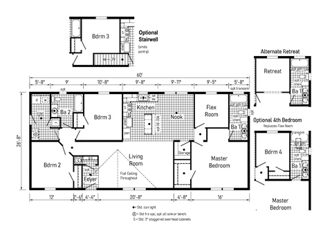 Cobra 28603A | 3 bedroom, 2 bathroom, 1600 sqft home. Built by Cavco - Clarion in Shippenville, PA.