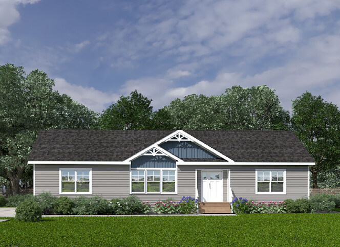 Farmhouse IV | 3 bedroom, 3 bathroom, 1680 sqft home | Built by Cavco - Martinsville in Martinsville, VA.