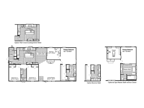 Pecan Valley 30603P | 3 bedroom, 2 bathroom, 1800 sqft home | Built by Cavco - Fort Worth in Fort Worth, TX.