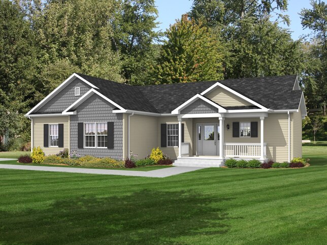 Lexington 42563A | 3 bedroom, 2 bathroom, 1852 sqft home | Built by Cavco - Crouse in Crouse, NC.