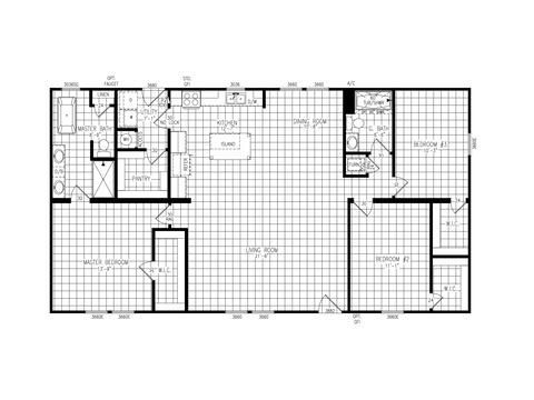 Victory Lane 32563A | 3 bedroom, 2 bathroom, 1680 sqft home. Built by Cavco - Lake Arlington in Fort Worth, TX.
