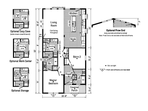 Retreat 28522A | 2 bedroom, 1 bathroom, 1387 sqft home | Built by Cavco - Dorchester in Dorchester, WI.