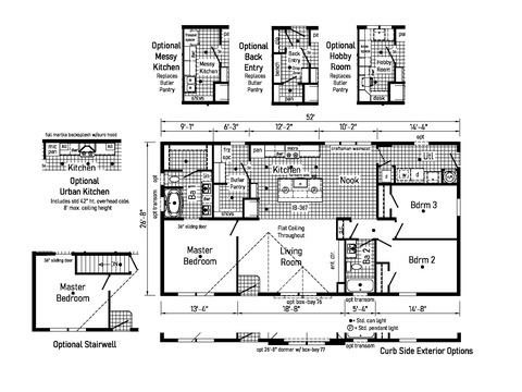 Elite 5 28523F | 3 bedroom, 2 bathroom, 1387 sqft home. Built by Cavco - Clarion in Shippenville, PA.