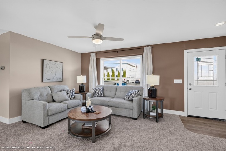 McKinley 28563AM | 3 bedroom, 2 bathroom, 1493 sqft home. Built by Cavco - Manorwood in Emlenton, PA.