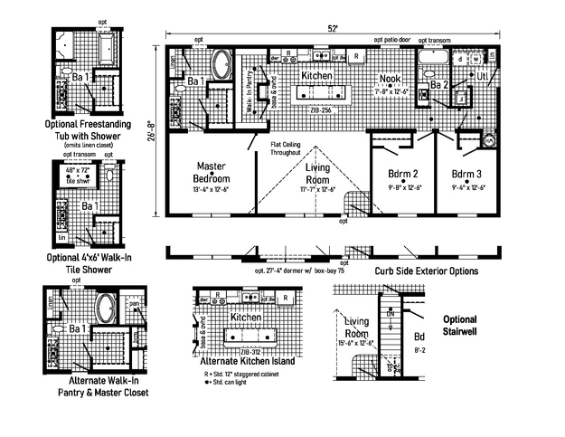 Thoughtful design begins with a floor plan that just works. We started with the Essence 1(Model #2LM2401) then transformed it into Model Home #627 w/carefully chosen upgrades, only a few structural changes— incl. stunning luxury vinyl plank flooring!