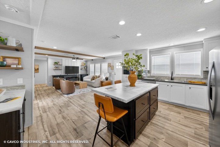 Vantage 32563N | 3 bedroom, 2 bathroom, 1706 sqft home. Nationally available model. Built by Cavco - Clarion.