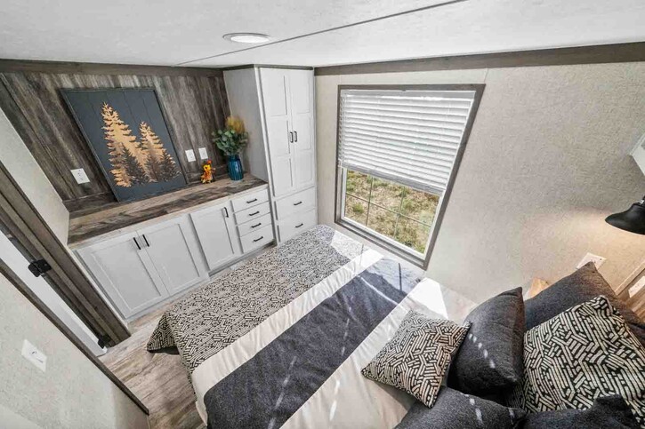 V1 190002M Park Model | 2 bedroom, 1 bathroom, 387 sqft home. Built by Cavco - Nappanee in Nappanee, IN.