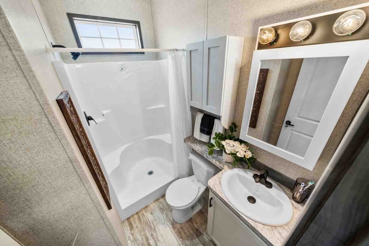 V1 190002M Park Model | 2 bedroom, 1 bathroom, 387 sqft home. Built by Cavco - Nappanee in Nappanee, IN.