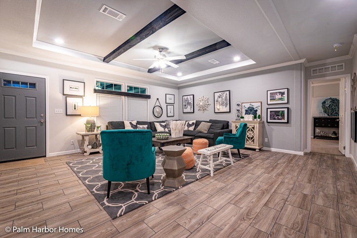 Vintage Farmhouse II 32764H | 4 bedroom, 2 bathroom, 2356 sqft home | Built by Cavco - Austin in Austin, TX.