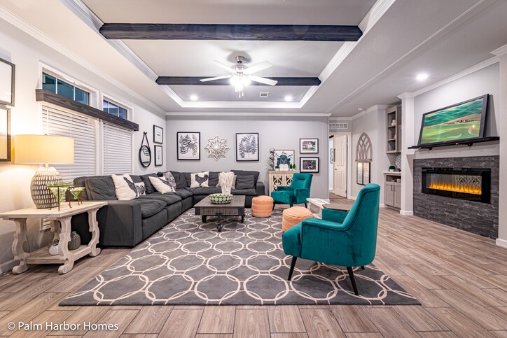 Vintage Farmhouse II 32764H | 4 bedroom, 2 bathroom, 2356 sqft home | Built by Cavco - Austin in Austin, TX.
