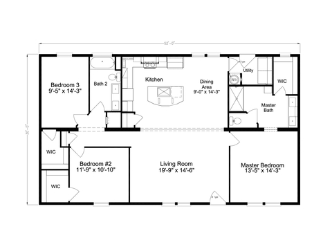 The Quinn by Cavco - Plant City in Plant City, FL | 3 bedroom, 2 bathroom, 1560 sqft home.