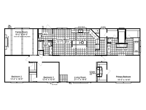 Magnum 30763M | 3 bedroom, 2 bathroom, 2280 sqft home | Built by Cavco - Fort Worth in Fort Worth, TX.