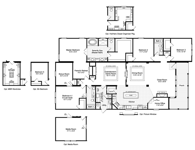 TRIPLE WIDE~ La Belle - END LOAD CONSTRUCTION! "The Beauty" 41764D Seguin TX