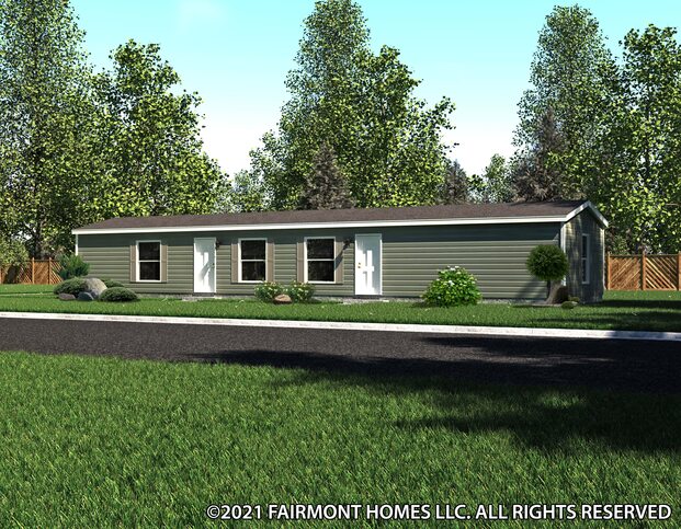 The Dover | 3 bedroom, 2 bathroom, 1012 sqft home. Built by Cavco - Nappanee in Nappanee, IN.