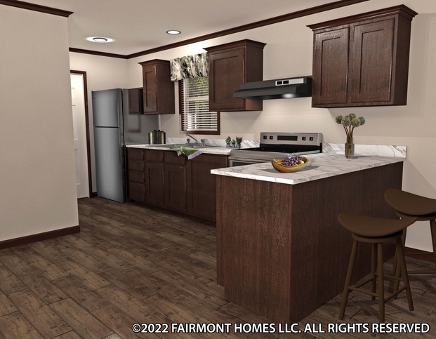 The Dover | 3 bedroom, 2 bathroom, 1012 sqft home. Built by Cavco - Nappanee in Nappanee, IN.