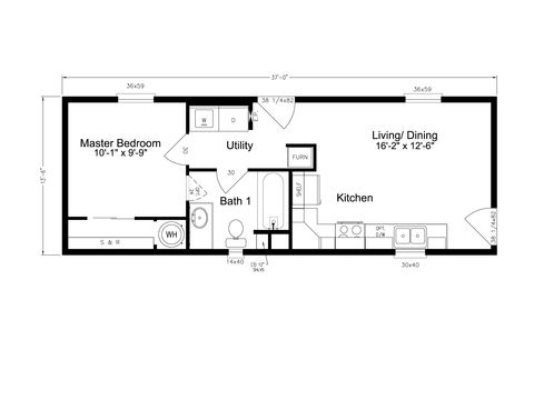 ADU Casa de Ceilo | 1 bedroom, 1 bathroom, 500 sqft home | Built by Cavco - Millersburg in Millersburg, OR.