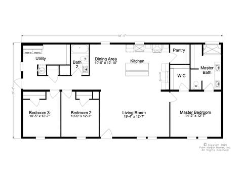 Craft Select 28563A | 3 bedroom, 2 bathroom, 1493 sqft home. Built by Cavco - Plant City in Plant City, FL.