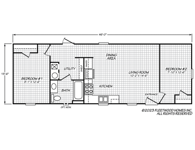 Urban 16462U Manufactured Home from Fleetwood Homes, a Cavco Company