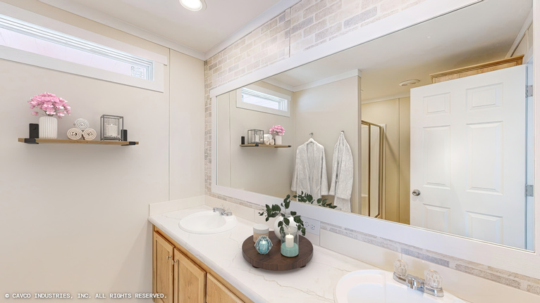 Cedar 28624P | 4 bedroom, 2 bathroom, 1492 sqft home. Built by Cavco - Lancaster in Lancaster, TX.