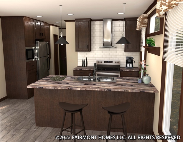 150 Canadian 148036 | 1 bedroom, 1 bathroom, 532 sqft home. Built by Cavco - Nappanee in Nappanee, IN.