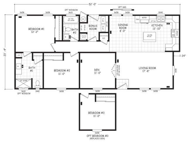 Edge 24522A Manufactured Home from Cavco West, a Cavco Company