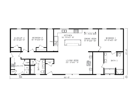 The Mystic Creek | 3 bedroom, 2 bathroom, 1782 sqft home. Built by Cavco - Nappanee in Nappanee, IN.