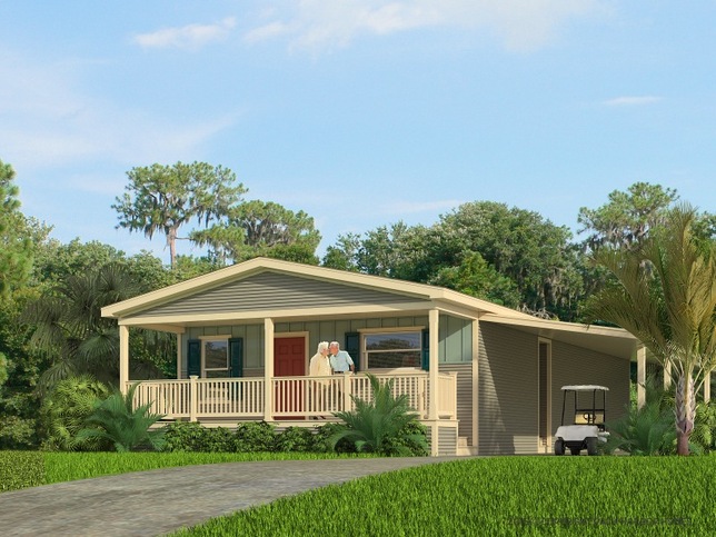 The Monet II | 3 bedroom, 2 bathroom, 1173 sqft home. Built by Cavco - Plant City in Plant City, FL.