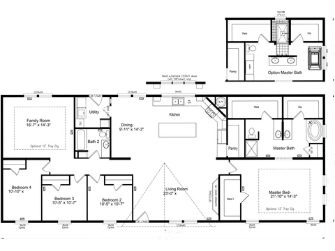 Magnum 30764M | 4 bedroom, 2 bathroom, 2280 sqft home | Built by Cavco - Millersburg in Millersburg, OR.