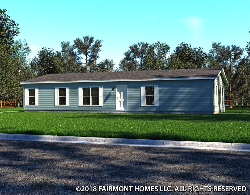 Front Exterior - The Harmony Homes Series Williams 150011 Manufactured Home by Fairmont Homes