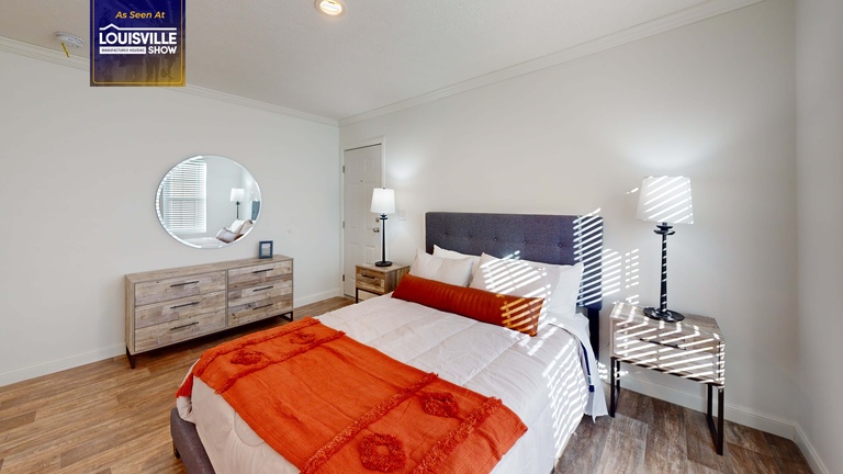 First HUD Approved Nationally Available Duplex | Side A: 3 bedroom, 2 bathroom, 1050 sqft. | Side B: 2 bedroom, 2 bathroom, 1050 sqft. Double porch.