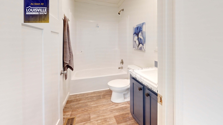 First HUD Approved Nationally Available Duplex | Side A: 3 bedroom, 2 bathroom, 1050 sqft. | Side B: 2 bedroom, 2 bathroom, 1050 sqft. Double porch.