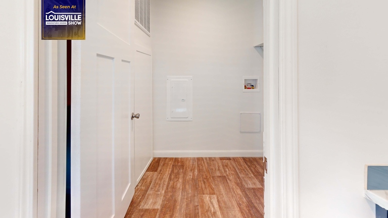 First HUD Approved Nationally Available Duplex | Side A: 3 bedroom, 2 bathroom, 1050 sqft. | Side B: 2 bedroom, 2 bathroom, 1050 sqft. Double porch.