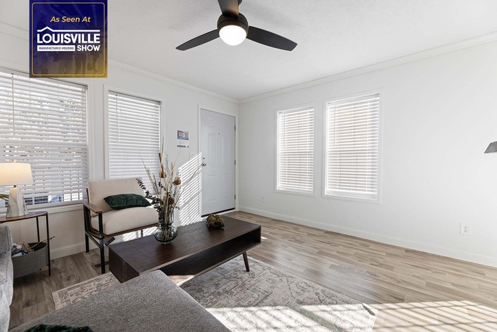 First HUD Approved Nationally Available Duplex | Side A: 3 bedroom, 2 bathroom, 1050 sqft. | Side B: 2 bedroom, 2 bathroom, 1050 sqft. Double porch.