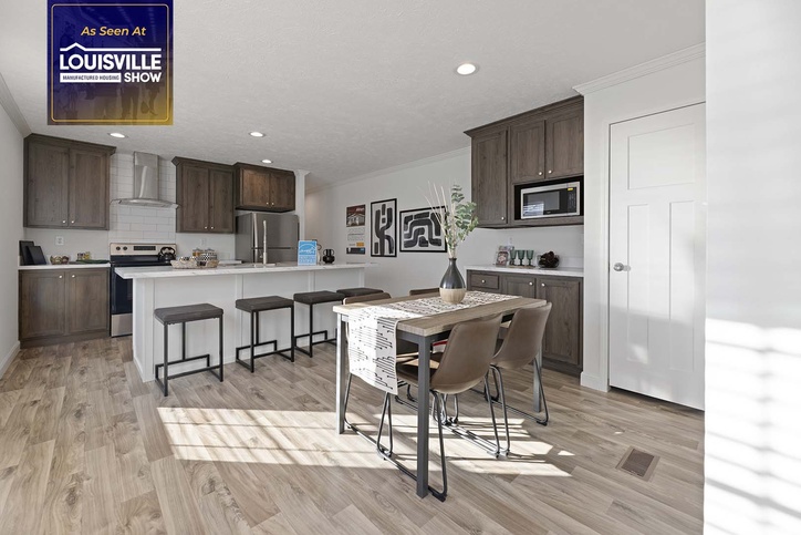 First HUD Approved Nationally Available Duplex | Side A: 3 bedroom, 2 bathroom, 1050 sqft. | Side B: 2 bedroom, 2 bathroom, 1050 sqft. Double porch.