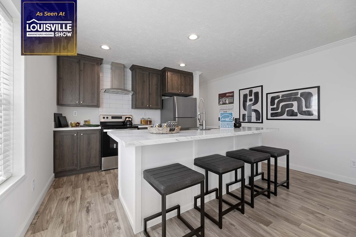 First HUD Approved Nationally Available Duplex | Side A: 3 bedroom, 2 bathroom, 1050 sqft. | Side B: 2 bedroom, 2 bathroom, 1050 sqft. Double porch.