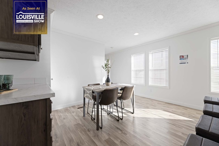 First HUD Approved Nationally Available Duplex | Side A: 3 bedroom, 2 bathroom, 1050 sqft. | Side B: 2 bedroom, 2 bathroom, 1050 sqft. Double porch.