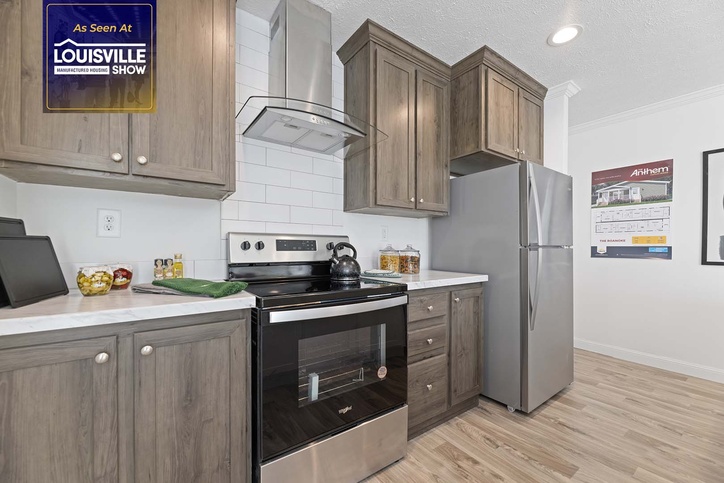 First HUD Approved Nationally Available Duplex | Side A: 3 bedroom, 2 bathroom, 1050 sqft. | Side B: 2 bedroom, 2 bathroom, 1050 sqft. Double porch.