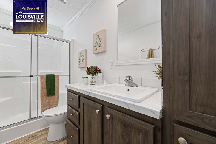 First HUD Approved Nationally Available Duplex | Side A: 3 bedroom, 2 bathroom, 1050 sqft. | Side B: 2 bedroom, 2 bathroom, 1050 sqft. Double porch.